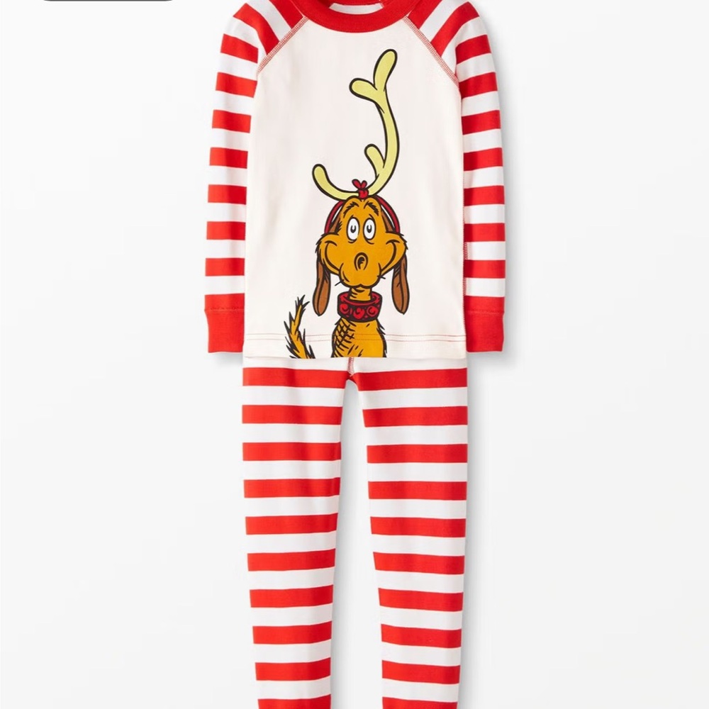 Hanna Andersson Dr. Seuss Grinch Max HannaJams Pajama Set